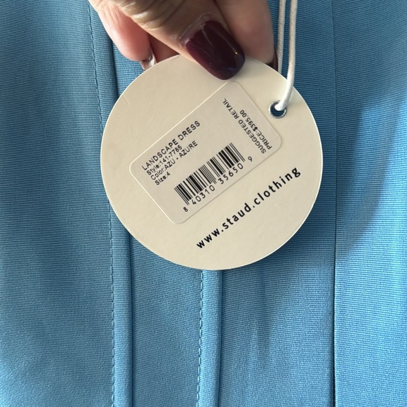 Staud- Landscape Dress -Azure BNWT - Picture 8 of 9